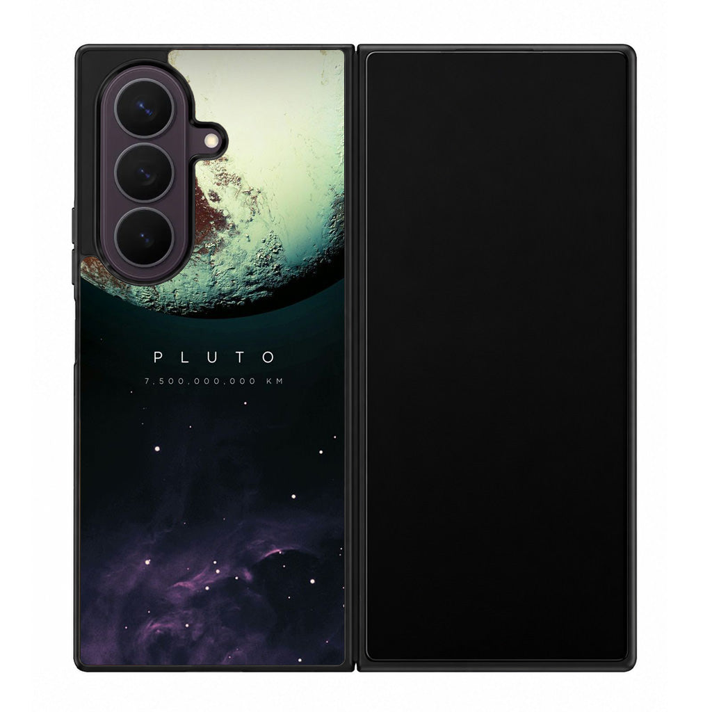 Planet Pluto Samsung Galaxy Z Fold 8 Ultra Case