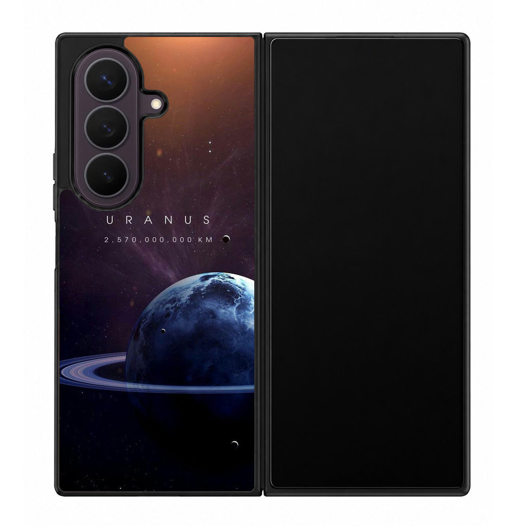 Planet Uranus Samsung Galaxy Z Fold 8 Ultra Case