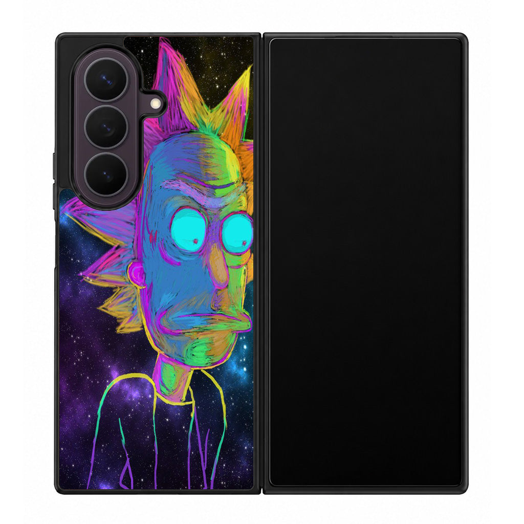 Rick Colorful Crayon Space Samsung Galaxy Z Fold 8 Ultra Case