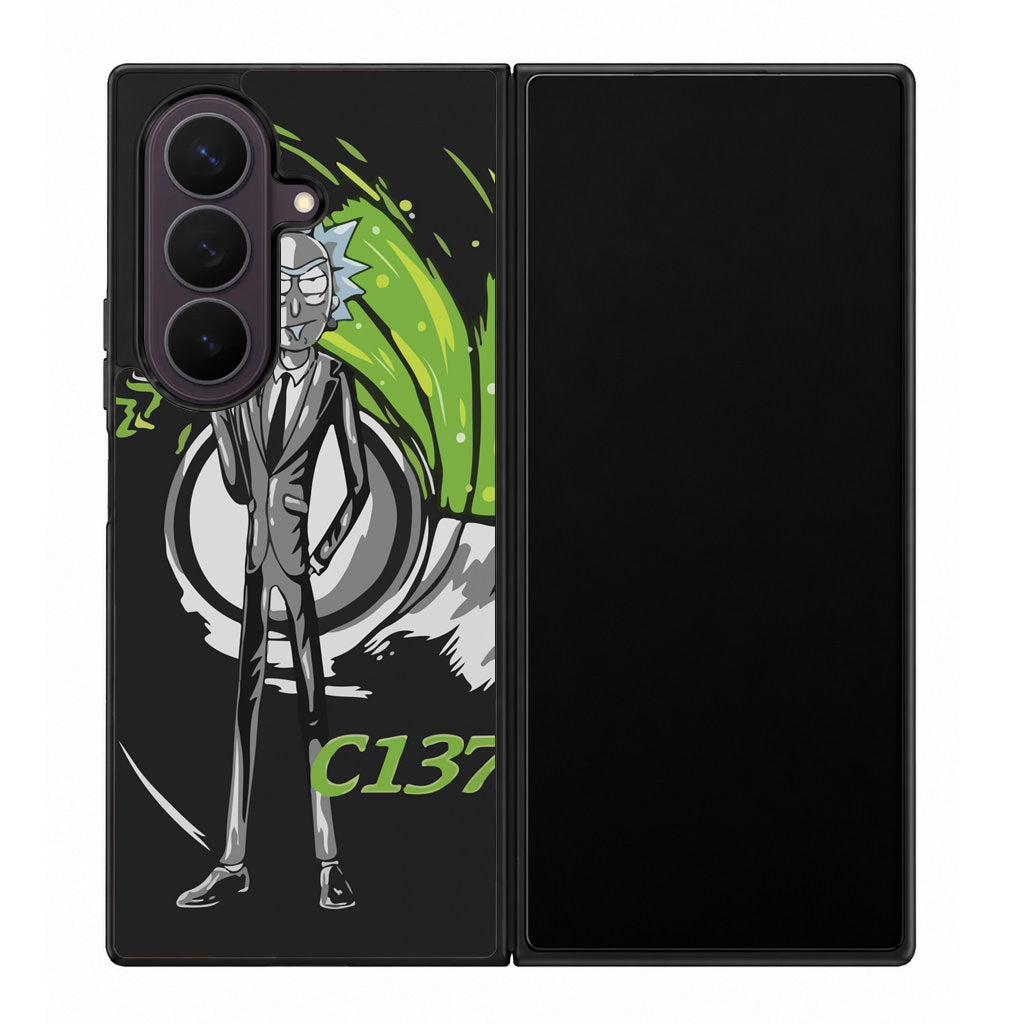 Rick Sanchez Agent C137 Samsung Galaxy Z Fold 8 Ultra Case