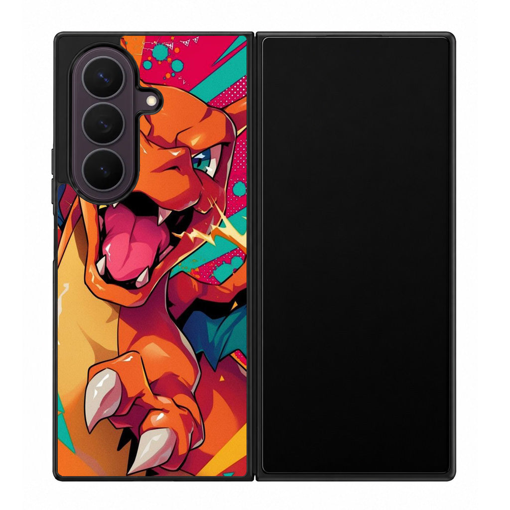Blazing Fury Charizard Samsung Galaxy Z Fold 8 Ultra Case