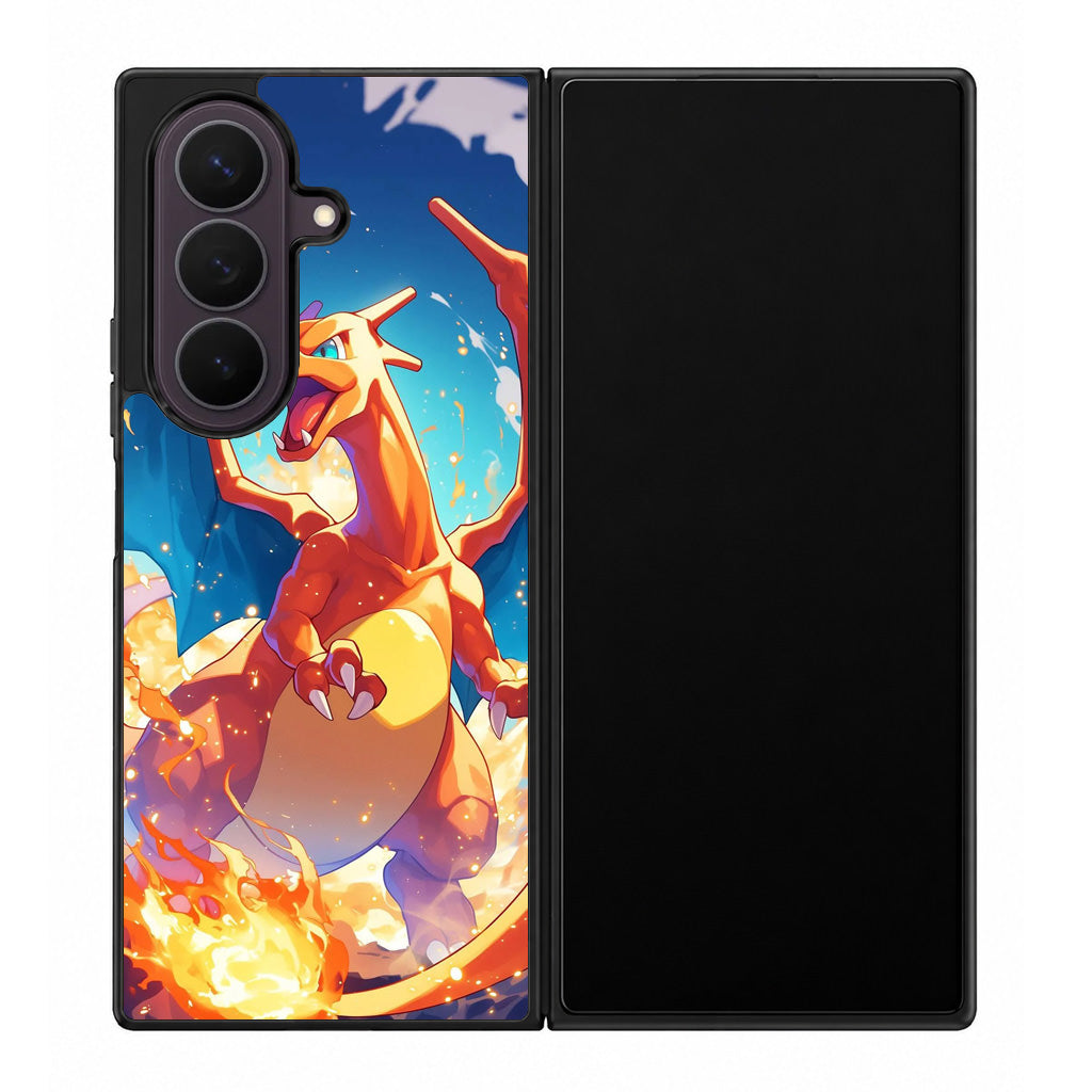 Charizard Crimson Storm Samsung Galaxy Z Fold 8 Ultra Case