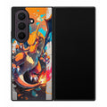 Charizard Inferno on Canvas Samsung Galaxy Z Fold 8 Ultra Case