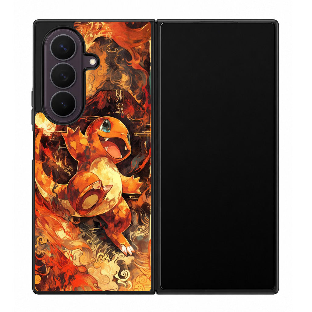 Charmander Ember Dance Samsung Galaxy Z Fold 8 Ultra Case