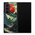 Crimson Moon Over Silent Peaks Samsung Galaxy Z Fold 8 Ultra Case