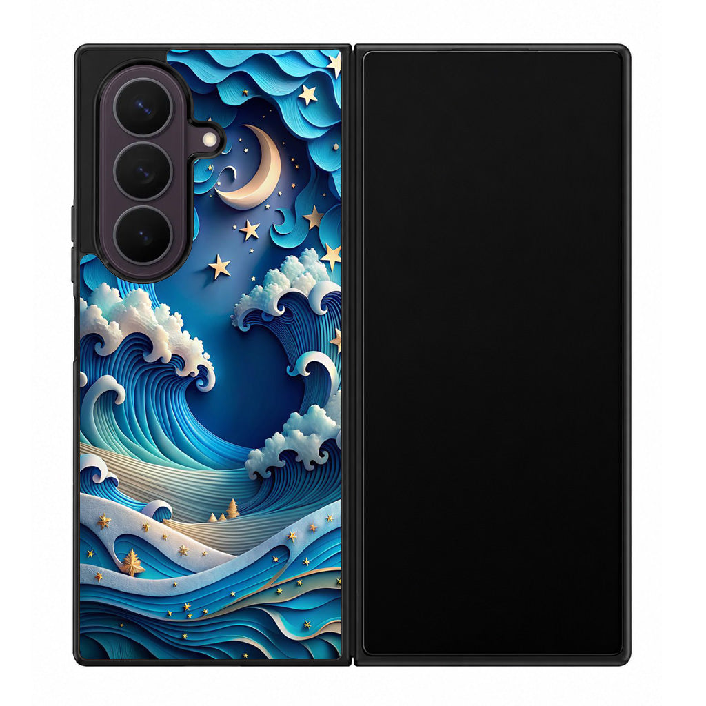 Dreamtide Where Stars Kiss the Sea Samsung Galaxy Z Fold 8 Ultra Case
