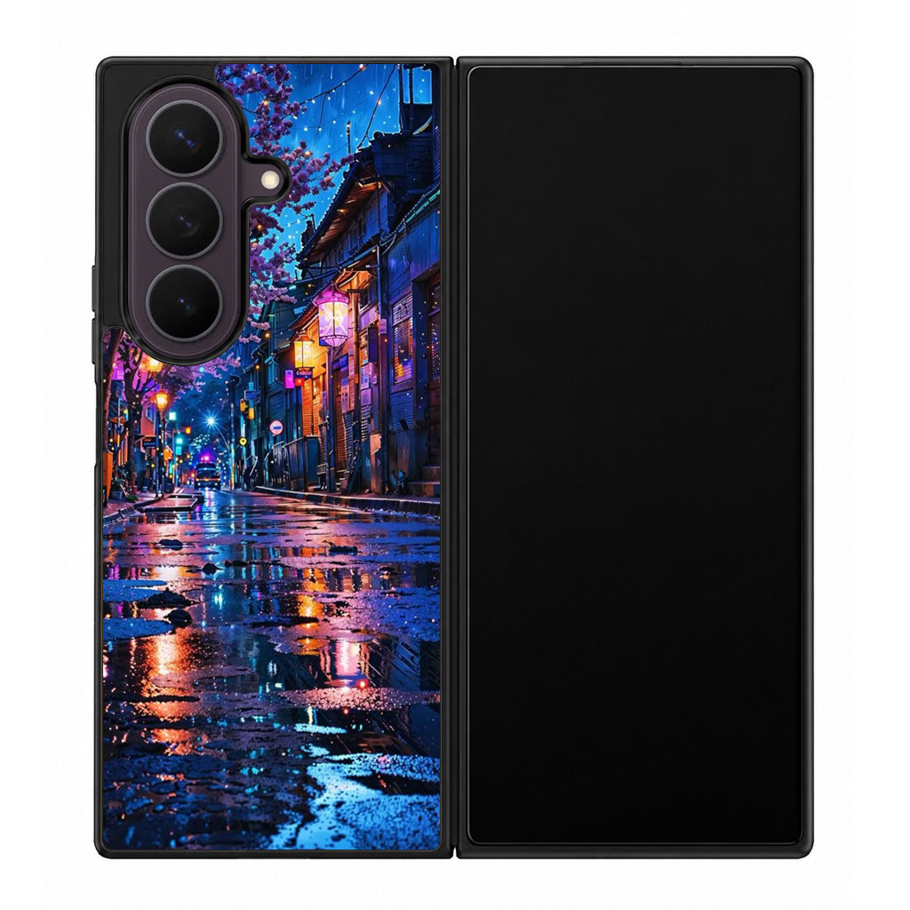 Midnight Sakura Glow Samsung Galaxy Z Fold 8 Ultra Case