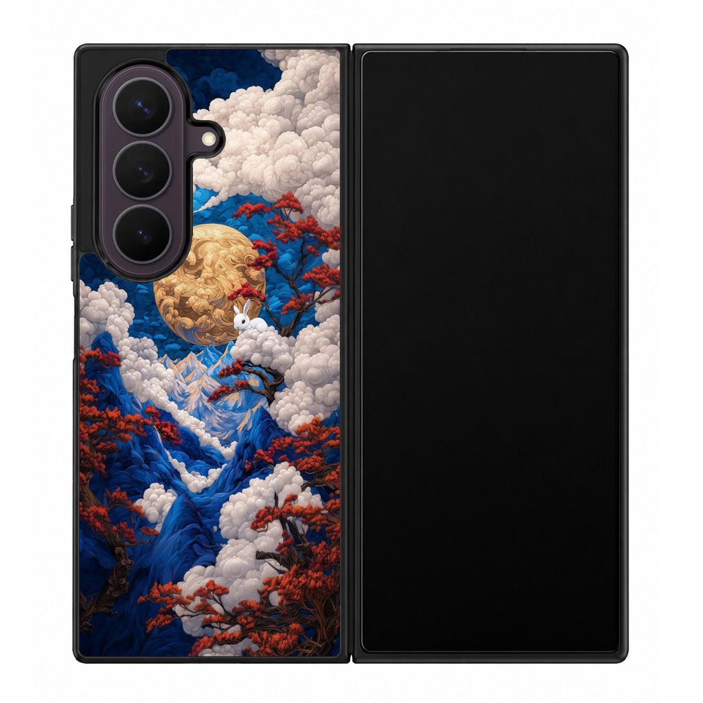 Moonlight Whispers Celestial Peaks Samsung Galaxy Z Fold 8 Ultra Case