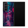 Neon Veins of the Night Market Samsung Galaxy Z Fold 8 Ultra Case