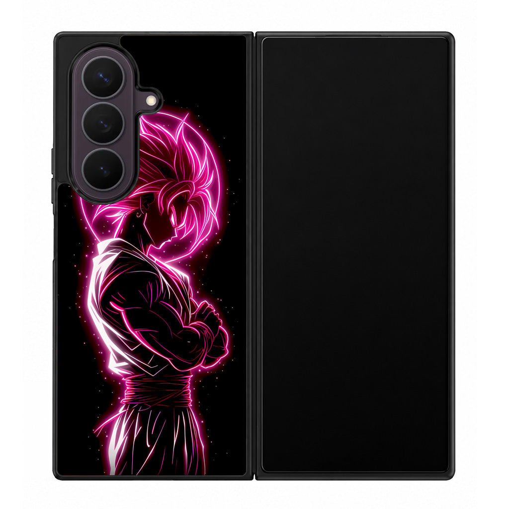 Pink Radiant Saiyan Samsung Galaxy Z Fold 8 Ultra Case