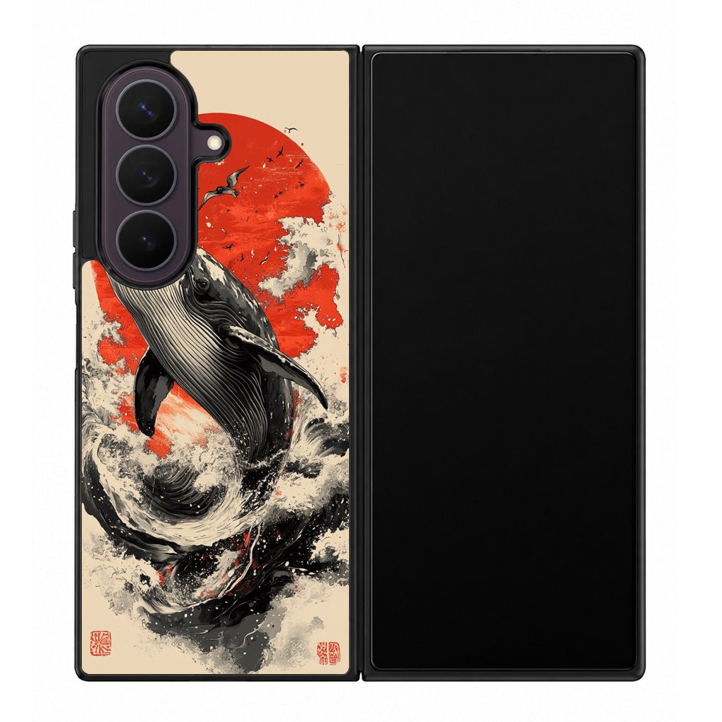 The Whale Rises Samsung Galaxy Z Fold 8 Ultra Case