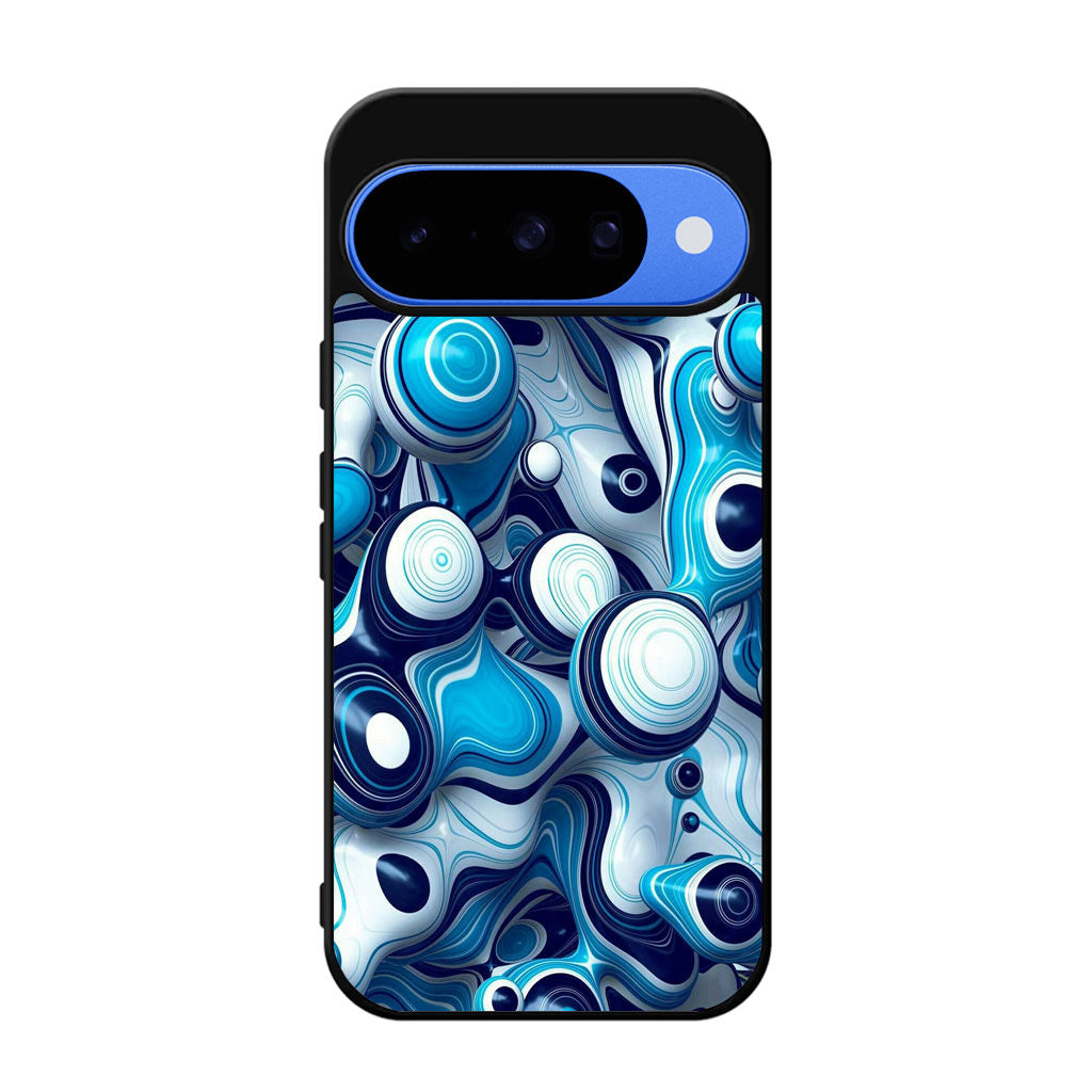 Abstract Art All Blue Google Pixel 10 Case
