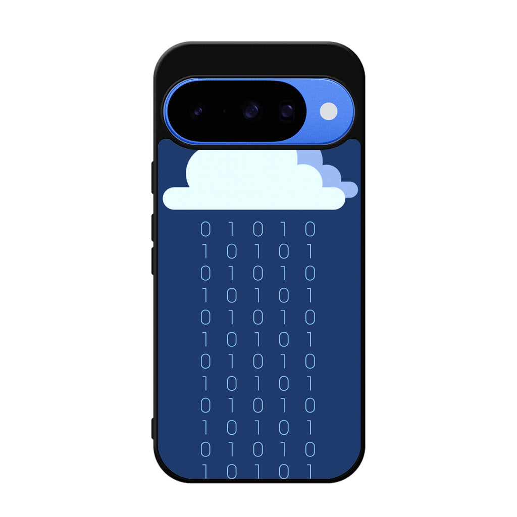 Abstract Binary Minimalist Google Pixel 10 Case