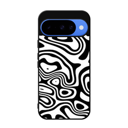 Abstract Black and White Background Google Pixel 10 Case