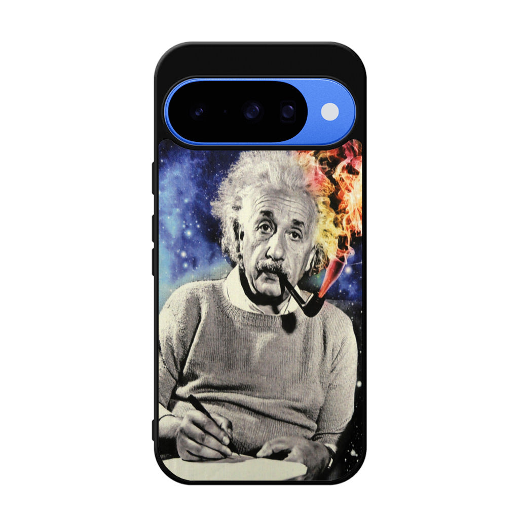 Albert Einstein Smoking Google Pixel 10 Case