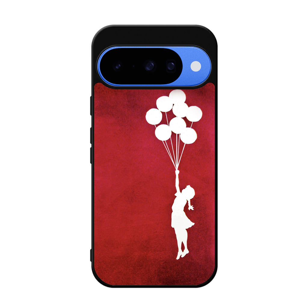 Banksy Girl With Balloons Red Google Pixel 10 Case