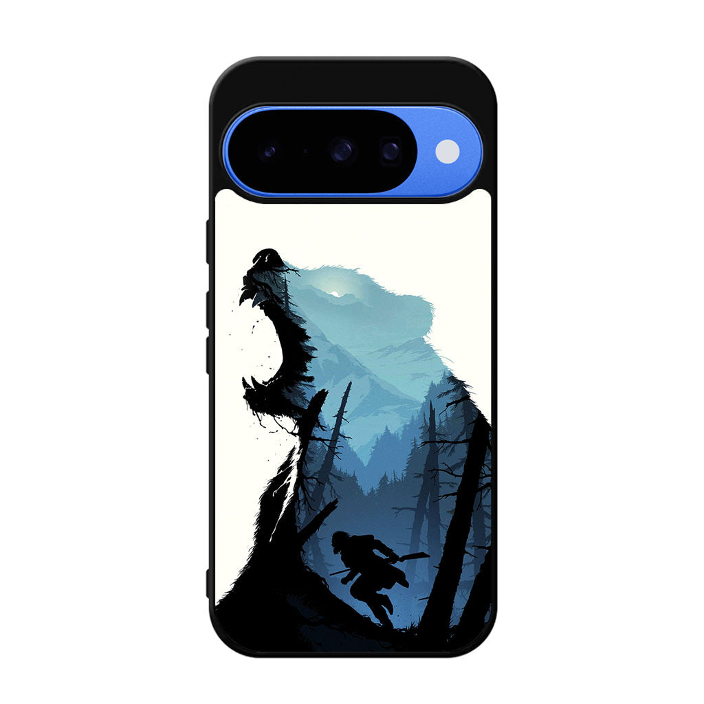 Bear Hunter Art Google Pixel 10 Case