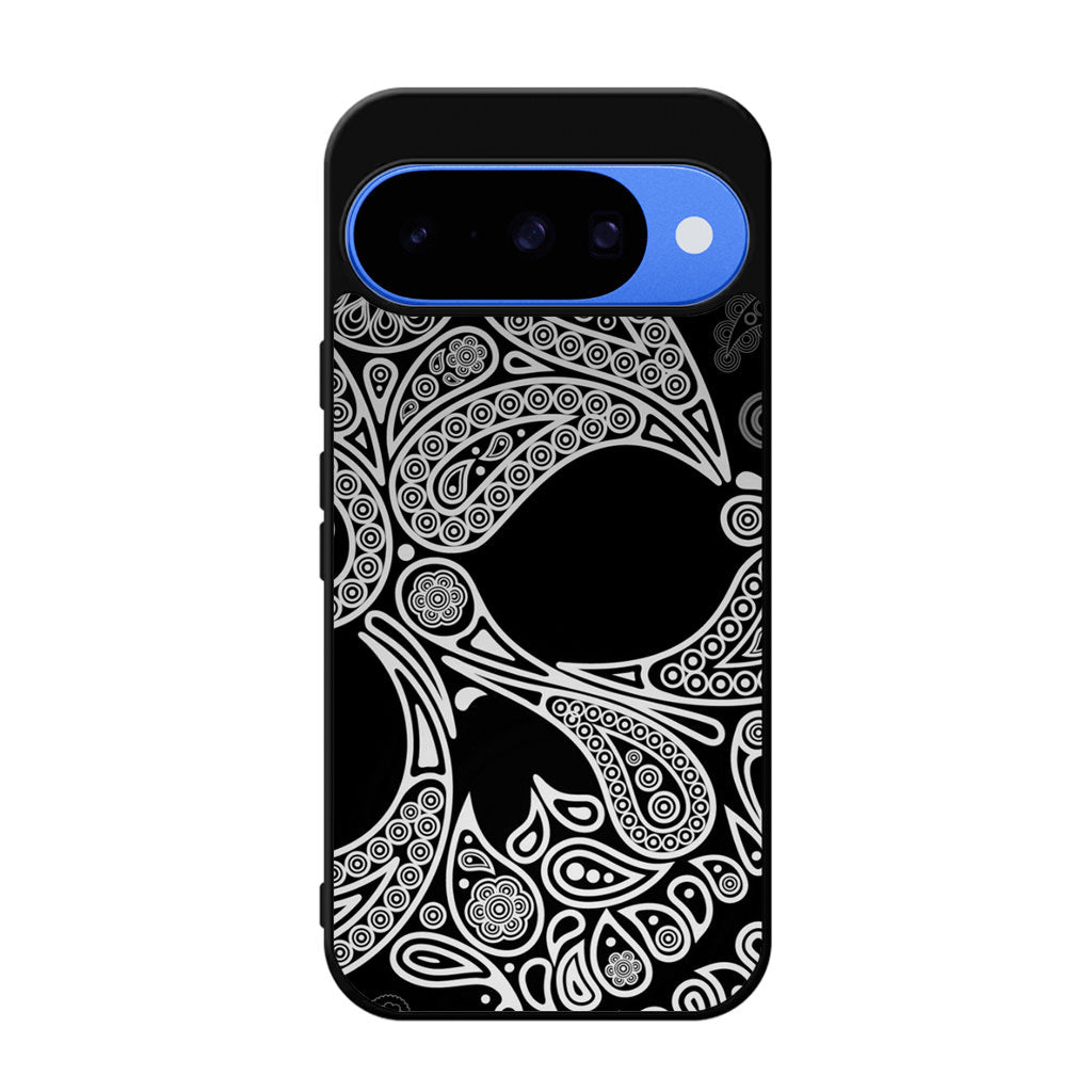 Black Skull Google Pixel 10 Case