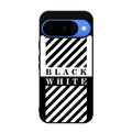 Black White Stripes Google Pixel 10 Case