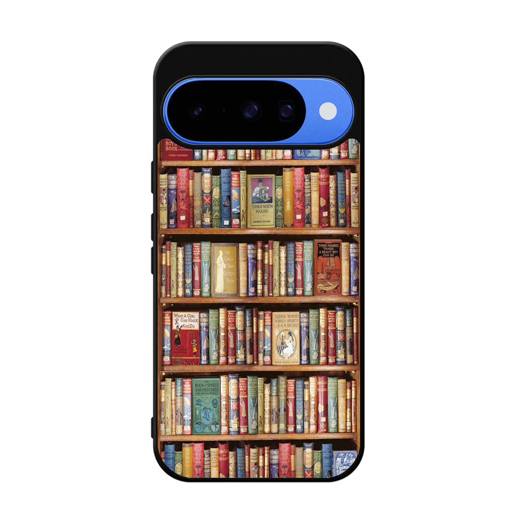 Bookshelf Library Google Pixel 10 Case