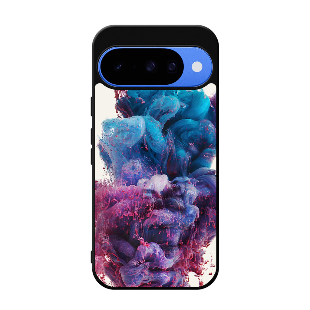 Colorful Dust Art on White Google Pixel 10 Case
