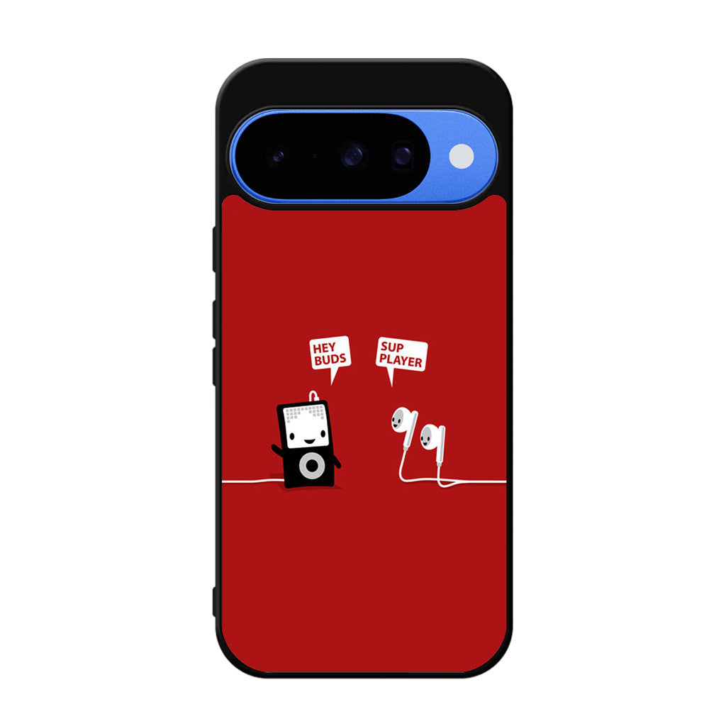 Funny Music Headphones Player Buds Google Pixel 10 Case