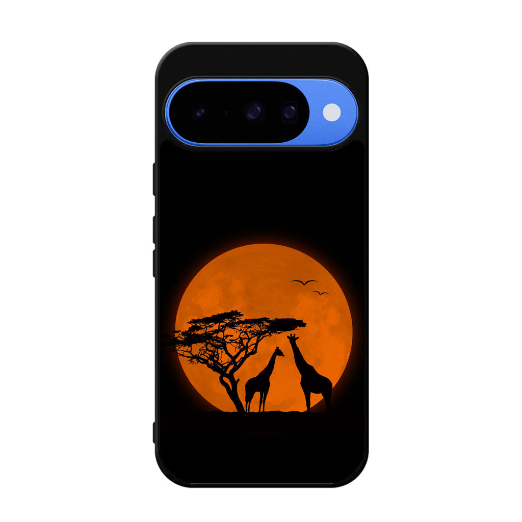 Giraffes Silhouette Google Pixel 10 Case
