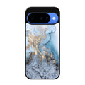 Golden Azure Marble Google Pixel 10 Case