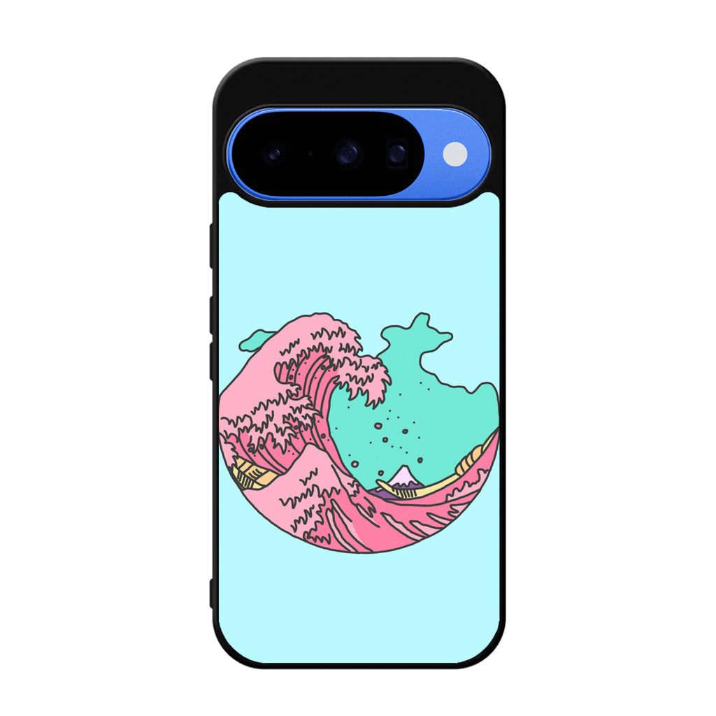 Japanese Pastel Wave Google Pixel 10 Case