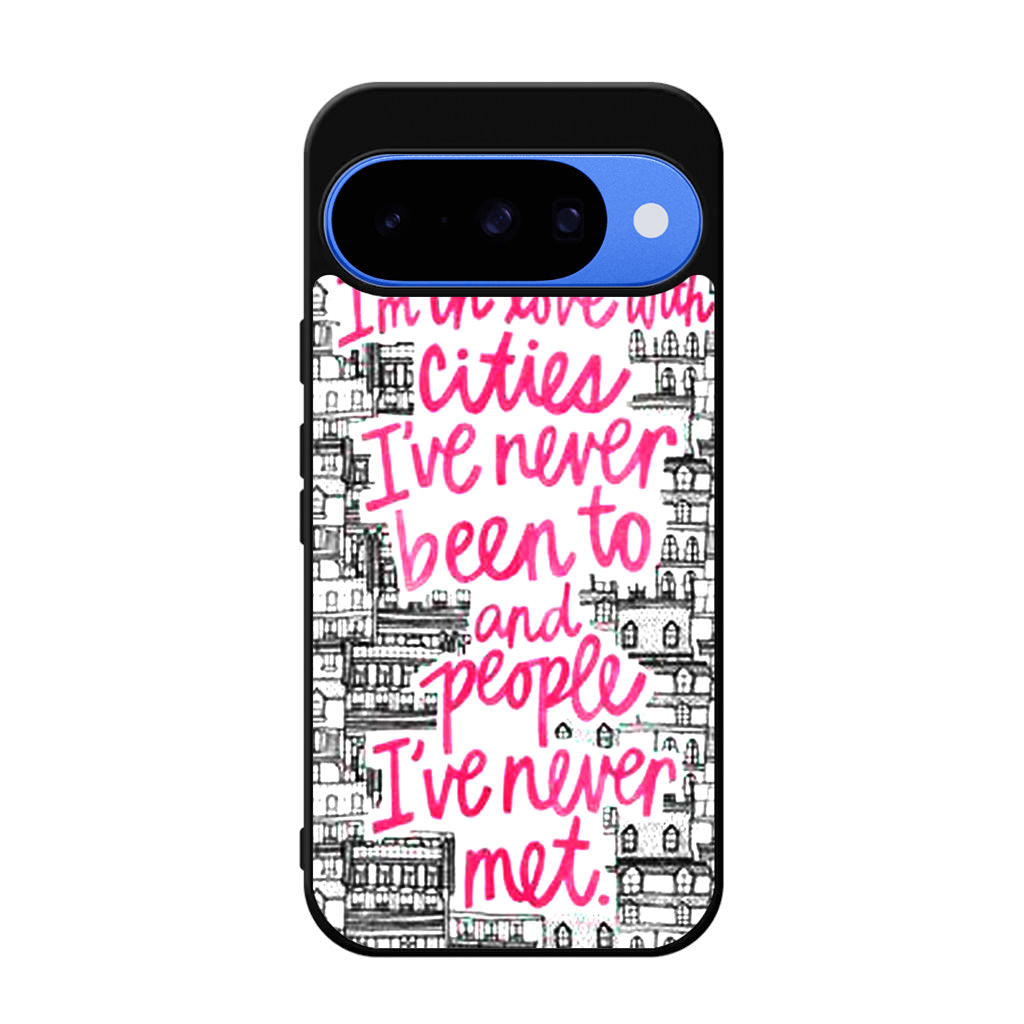 John Green Quotes I'm in Love With Cities Google Pixel 10 Case