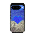 Love Glitter Blue and Grey Google Pixel 10 Case