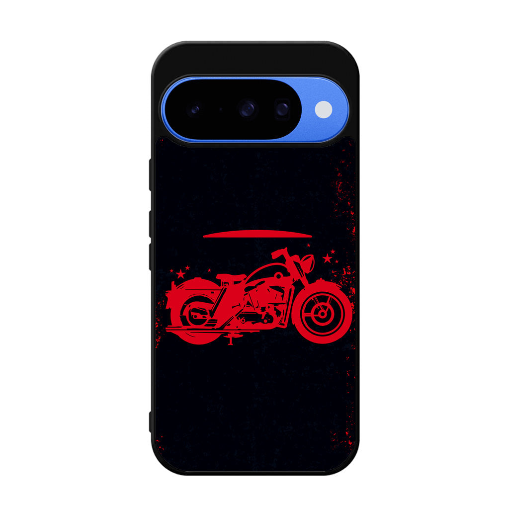 Motorcycle Red Art Google Pixel 10 Case