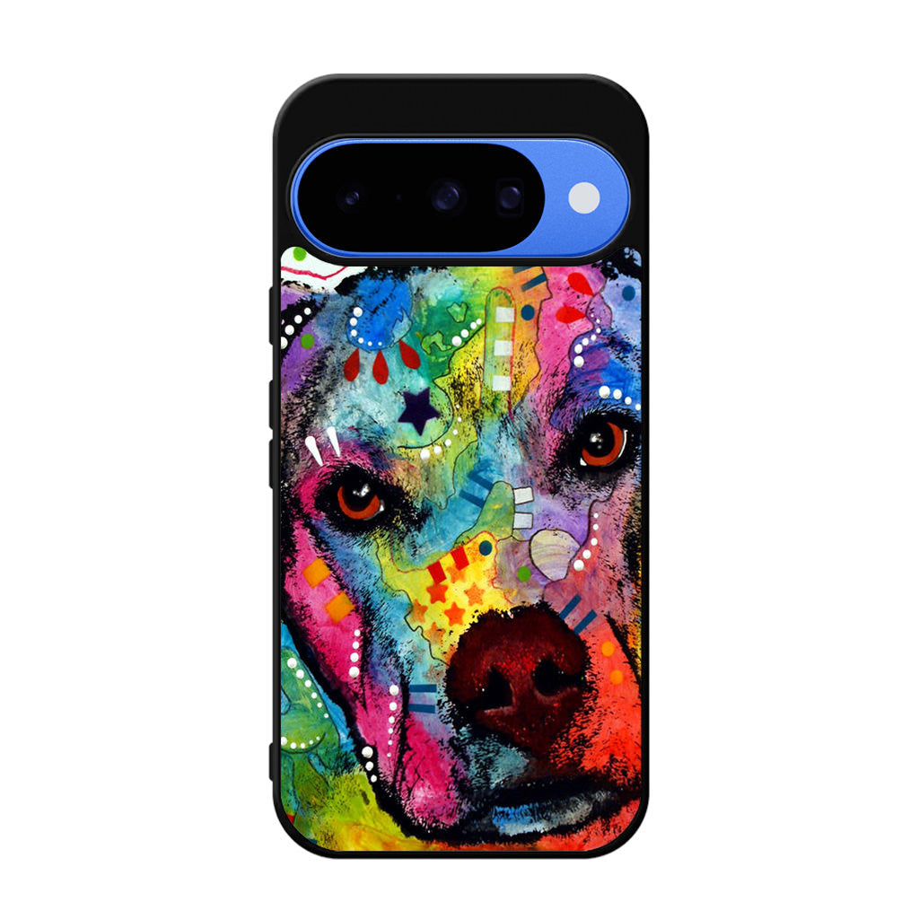 Pitbull Love Painting Google Pixel 10 Case