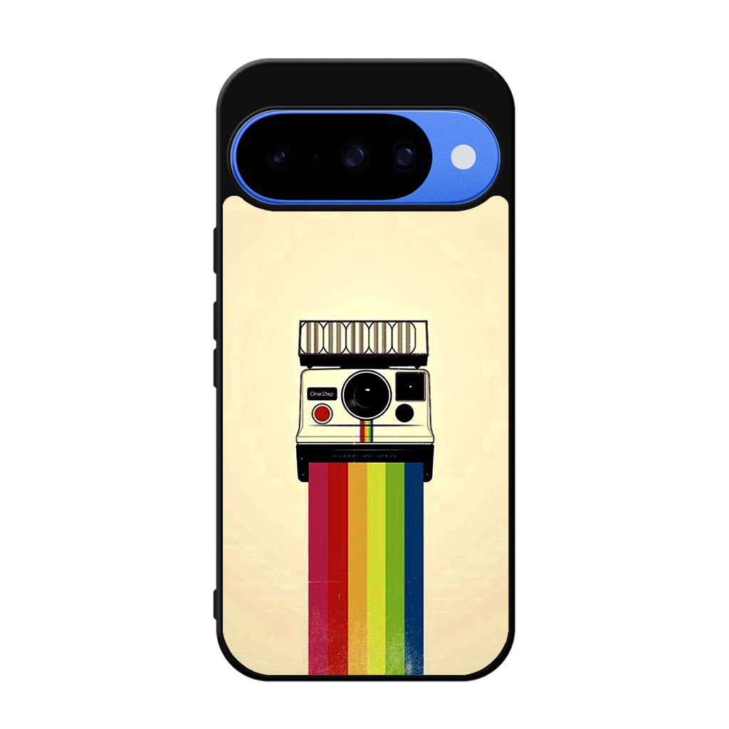 Polaroid Camera Colorful Rainbow Google Pixel 10 Case