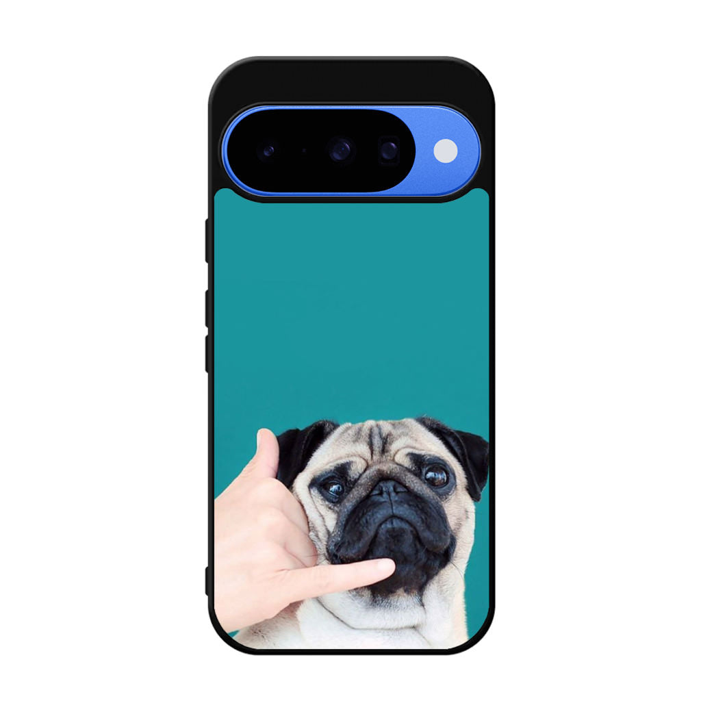 Pug is on the Phone Google Pixel 10 Case