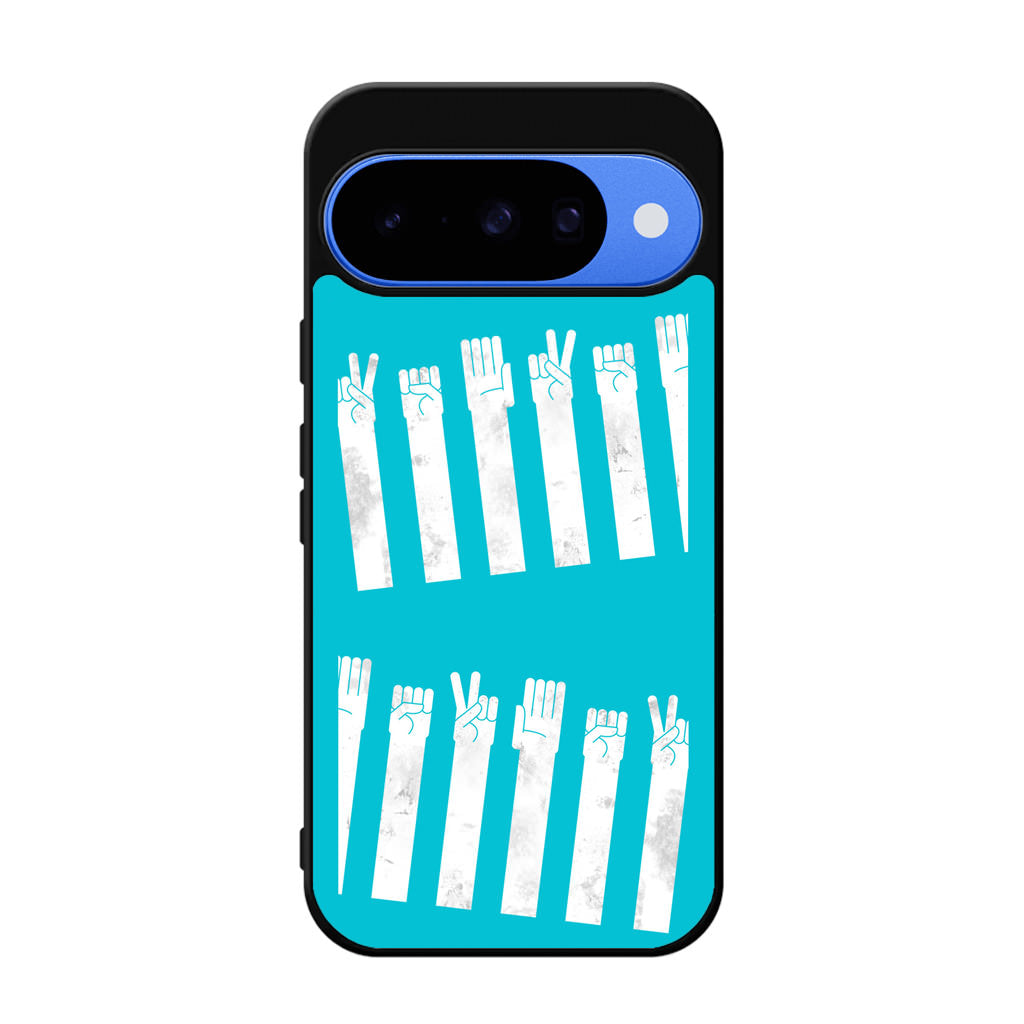 Rock–paper–scissors Zebra Crossing Google Pixel 10 Case