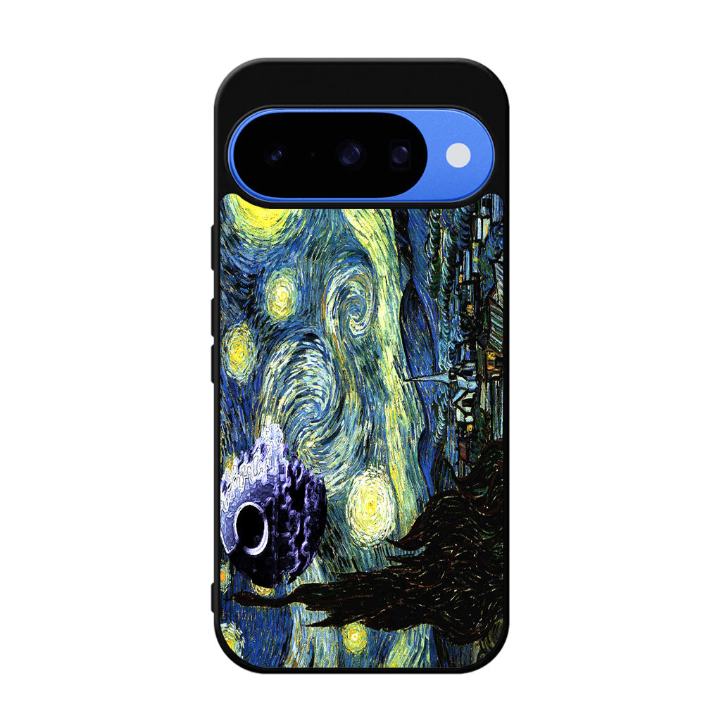 Skellington on a Starry Night Google Pixel 10 Case