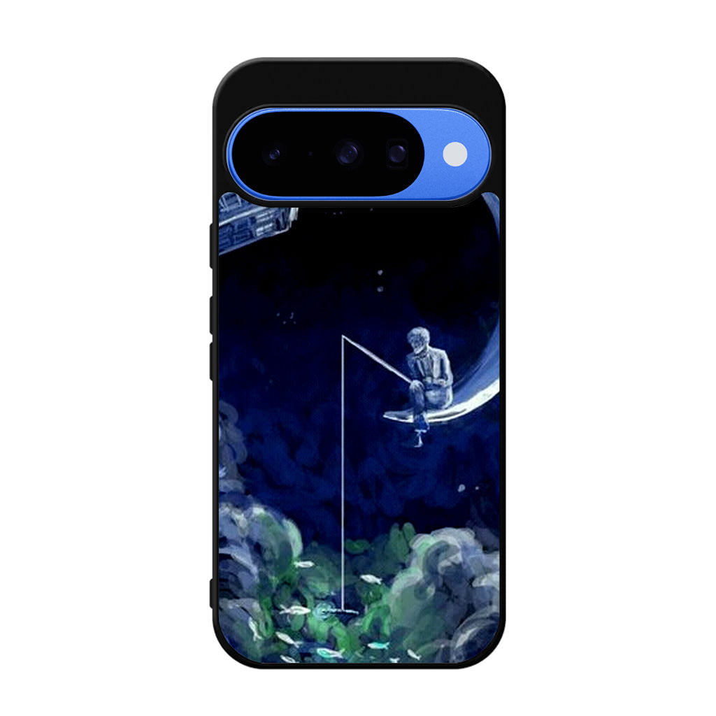 Tardis Walking To The Moon Google Pixel 10 Case