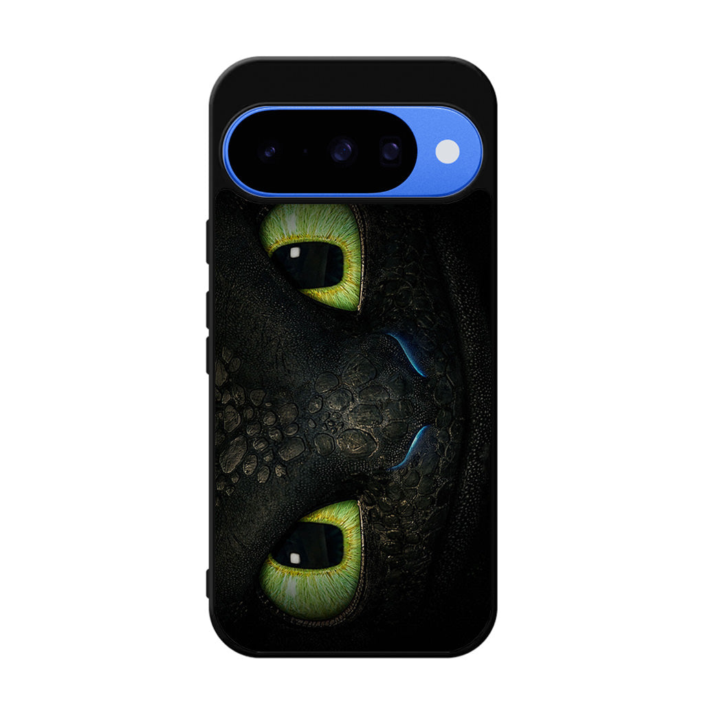 Toothless Dragon Eyes Close Up Google Pixel 10 Case