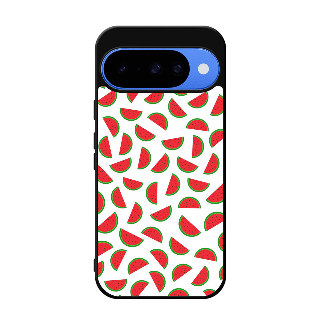 Watermelon Fruit Pattern White Google Pixel 10 Case
