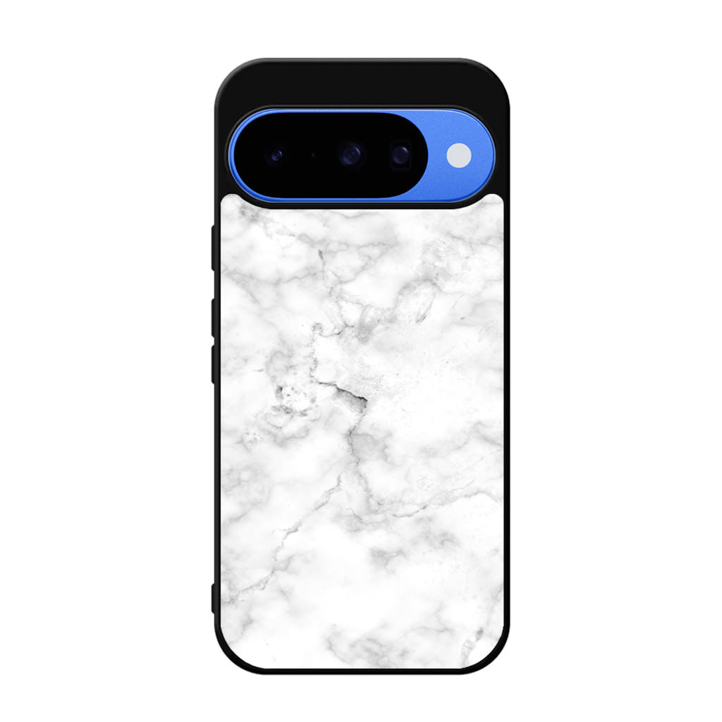 White Marble Google Pixel 10 Case