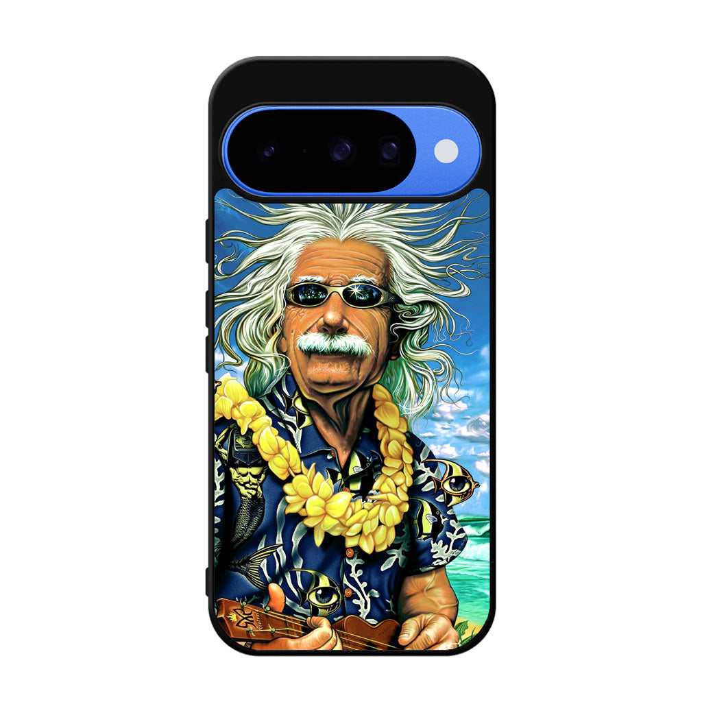 Albert Enstein On Vacation Google Pixel 10 Case