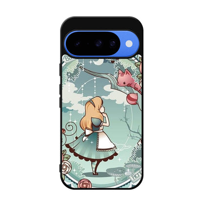 Alice And Cheshire Cat Poster Google Pixel 10 Case