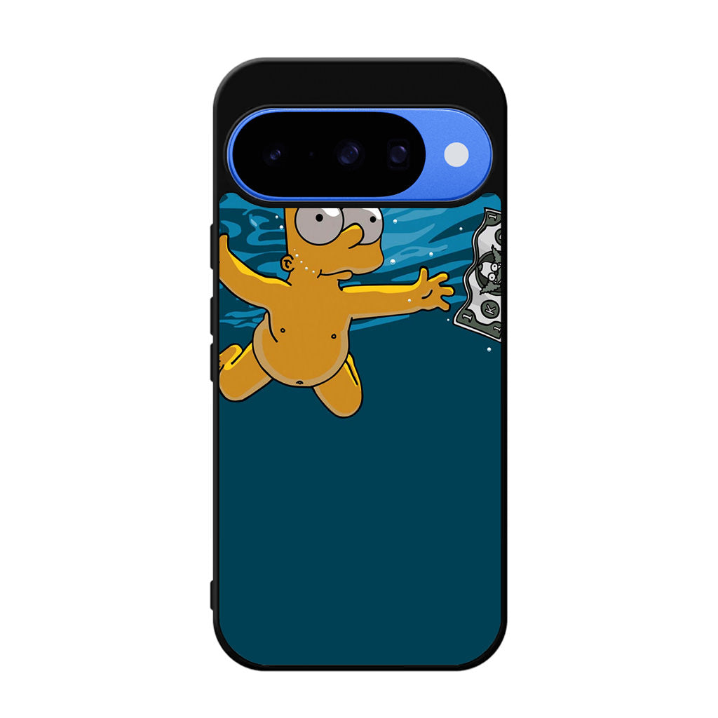 Bart Swimming For Money Google Pixel 10 Case
