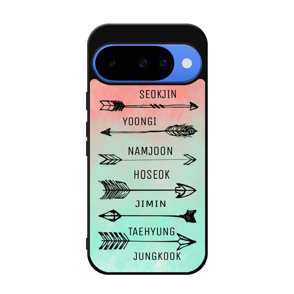 BTS Members Name Google Pixel 10 Case