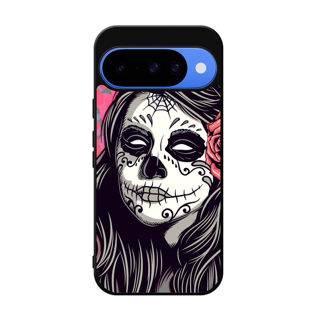 Girl Skull Flower Google Pixel 10 Case