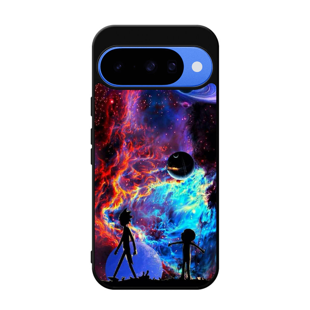 Rick And Morty Flat Galaxy Google Pixel 10 Case
