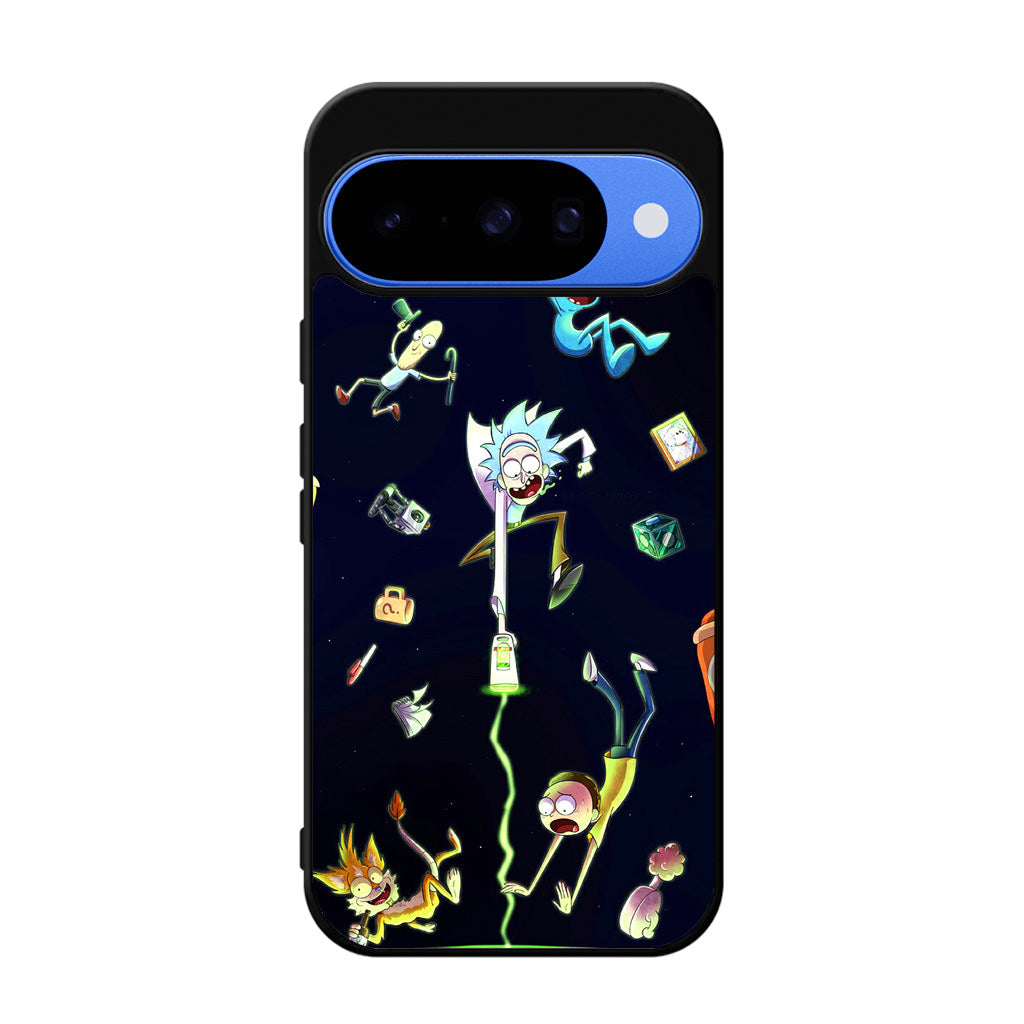 Rick And Morty Portal Fall Google Pixel 10 Case