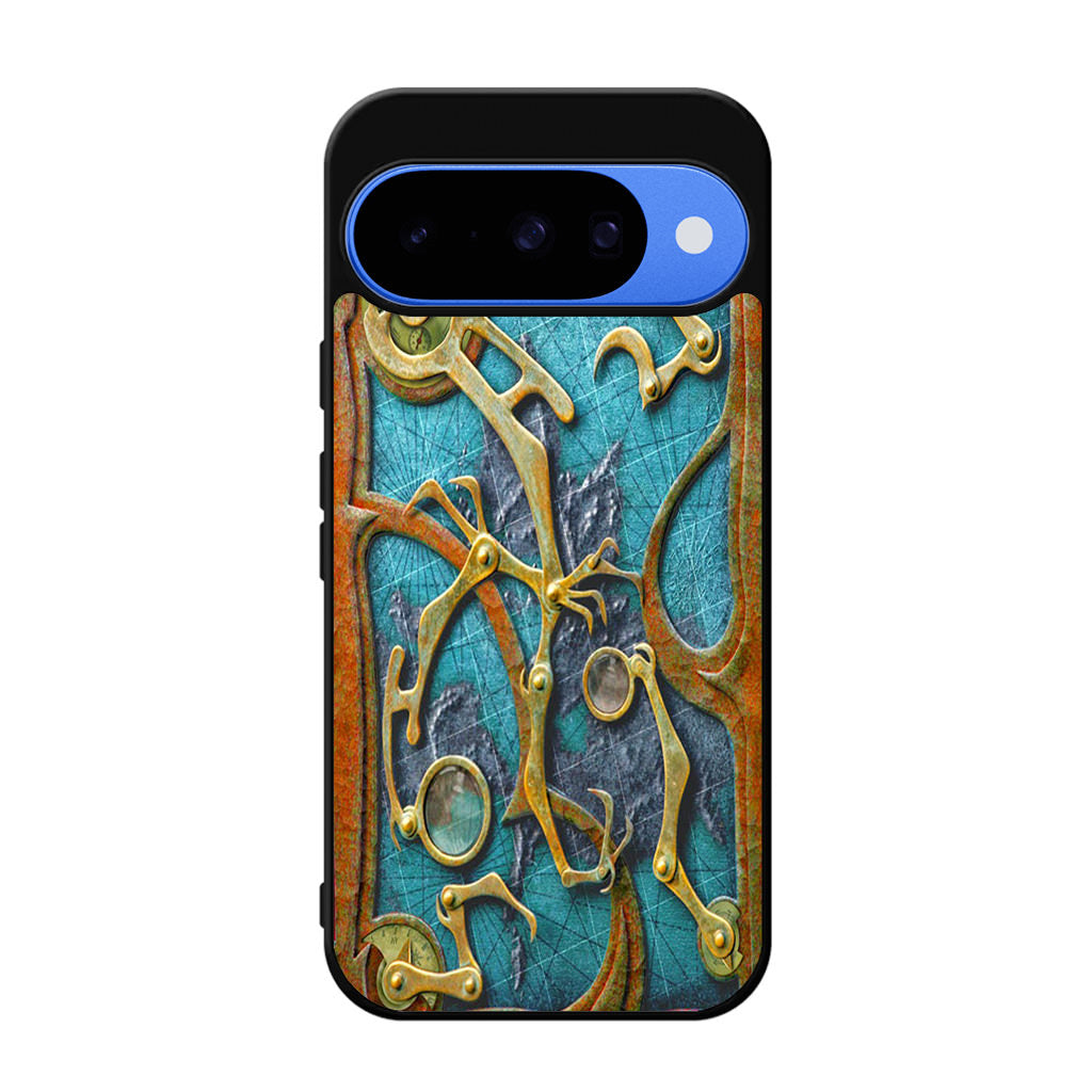 Steampunk Book Cover Google Pixel 10 Case