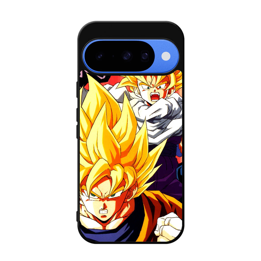 Super Saiyan Goku And Gohan Google Pixel 10 Case